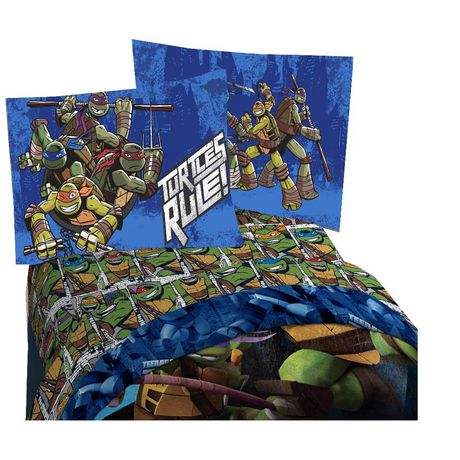 Teenage Mutant Ninja Turtles Tmnt Ninja Force Twin Sheet Set Walmart Canada