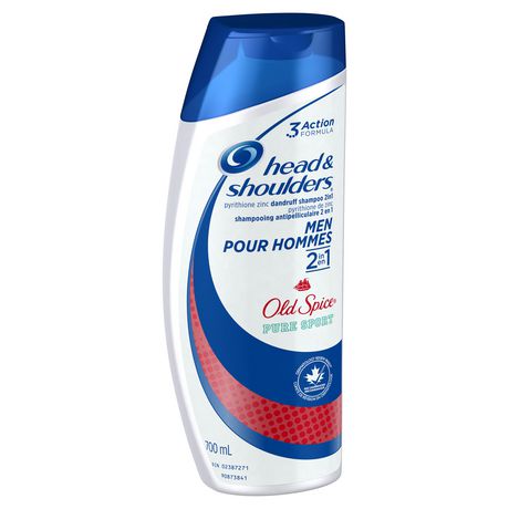 Head and Shoulders Old Spice Pure Sport 2-in-1 Anti-Dandruff Shampoo ...