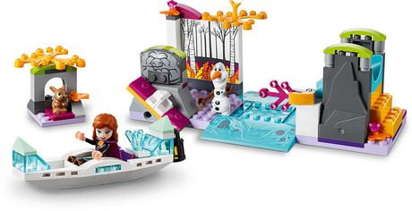 lego frozen anna's canoe