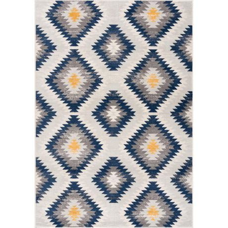 Rug Branch Savannah Collection Modern Ikat Area Rug