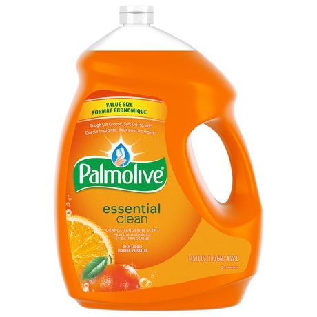 Savon à vaisselle liquide Palmolive Essential Clean, parfum Orange et tangerine - 4,27 L Palmolive Essential Clean