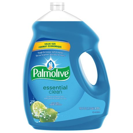 Savon à vaisselle liquide Palmolive Essential Clean, parfum d’agrumes + sel - 4,27 L Palmolive Essential Clean