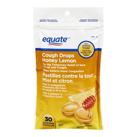 equate cough contre toux citron pastilles