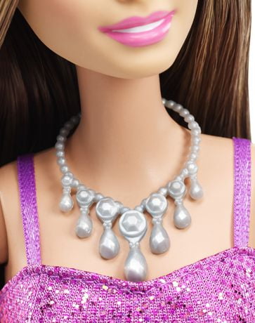 Barbie Glitz Purple Dress Doll | Walmart Canada