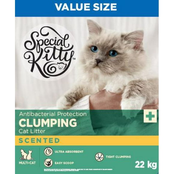 Antibacterial Protection Clumping Cat Litter - Scented, 22 KG