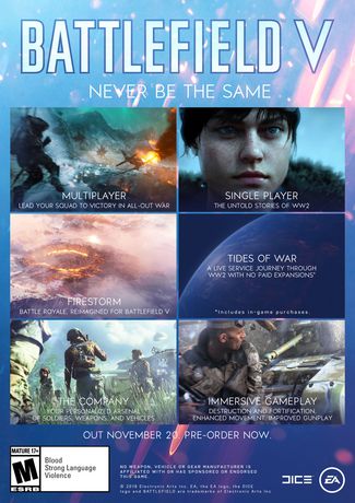 Electronic Arts Battlefield V (PS4) | Walmart Canada