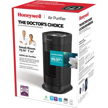 Honeywell AllergenPlus HEPA Tower Air Purifier, Airborne Allergen ...