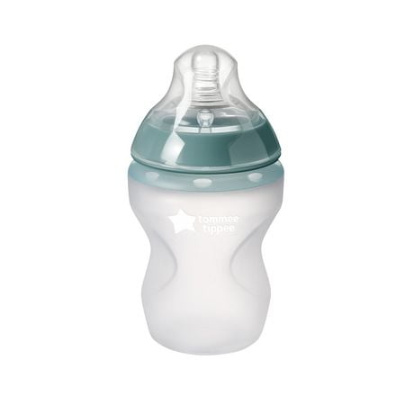 Biberon en silicone Closer to Nature de Tommee Tippee (9 oz, 1 unité)