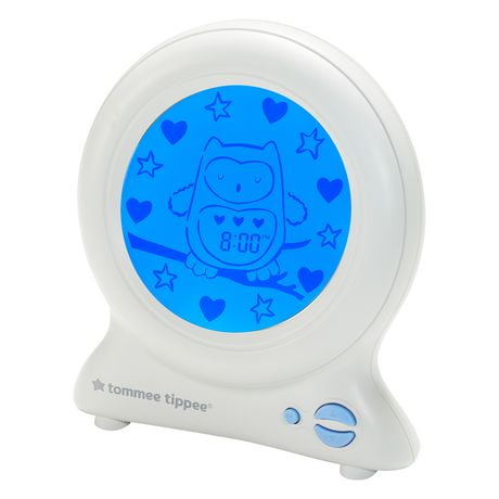 Tommee Tippee Groclock Sleep Trainer Clock, Alarm Clock and Nightlight for Young Children, USB-Powered