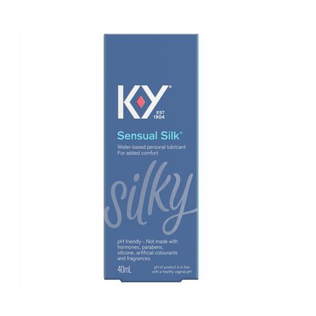 K-Y® Personal Lubricant, SENSUAL SILK®, liquid, 40 mL