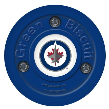 Green Biscuit Rondelle d'entraînement de l'équipe de la NHL - Jets de Winnipeg
