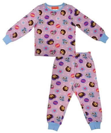 Dora the Explorer Toddler Girl's 2-Piece Long Sleeve Pajama Set ...