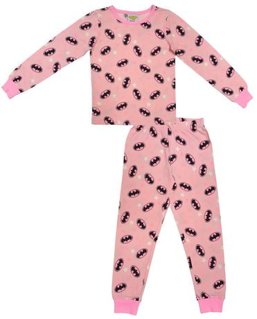 Batman Girl's 2-Piece Long Sleeve Pajama Set | Walmart Canada