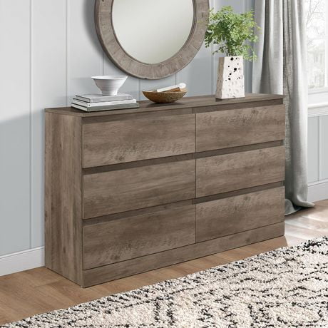 Living Essentials by Hillsdale Brindle Commode à 6 tiroirs