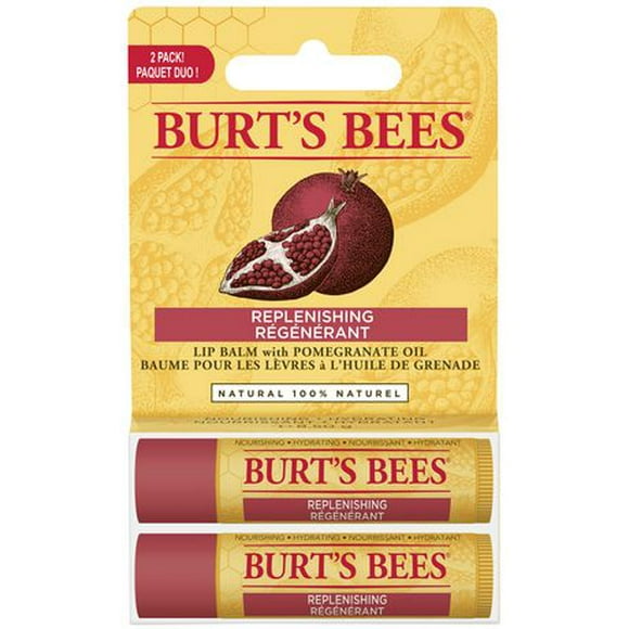 Burt’s Bees® 100% Natural Moisturizing Lip Balm, Pomagranate -, 1 Tube