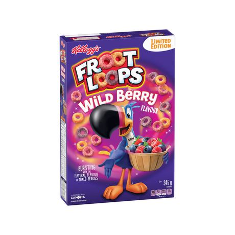 Froot Loops Wild Berry Flavour Cereal, 345g | Walmart Canada