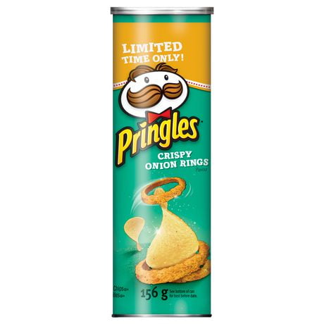 Pringles Crispy Onion Rings Flavour Potato Chips, 156g | Walmart Canada