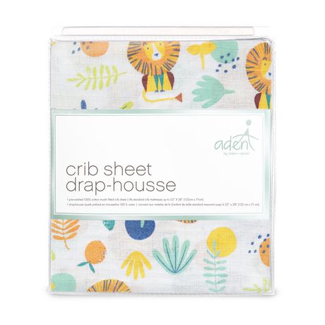 Aden Crib Sheet Going Bananas Lions Walmart Canada