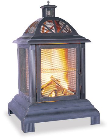 Uniflame Wood Burning Outdoor Fireplace, Outdoor Fireplace Canada
