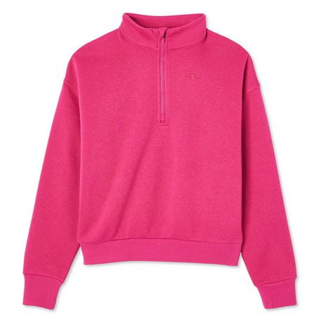 Athletic Works Girls' Fleece Popover, Sizes XS-XL