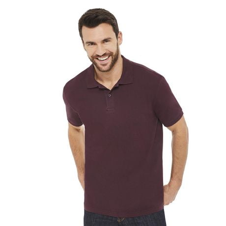 solid pique polo shirt