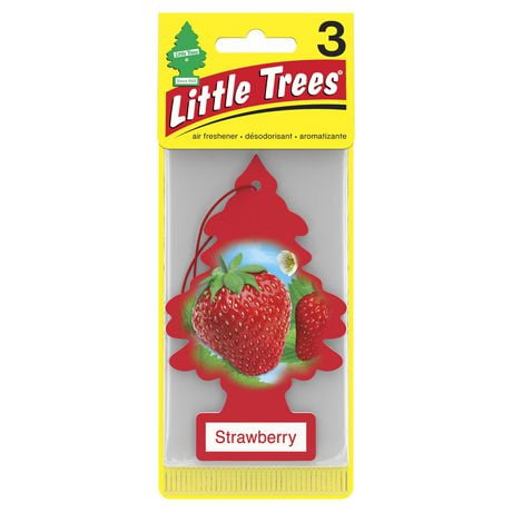 LITTLE TREES air freshener Strawberry 3-Pack