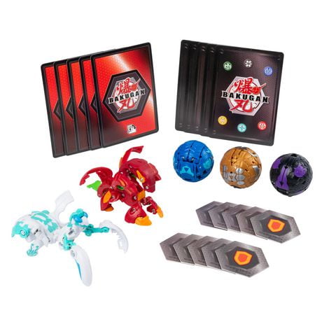 Bakugan, Battle Pack 5-Pack, Pyrus Howlkor and Haos Mantonoid ...