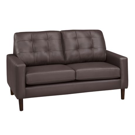 Canadian Made Alanis Leather Loveseat, Top Canadian Leather Furniture Manufacturers