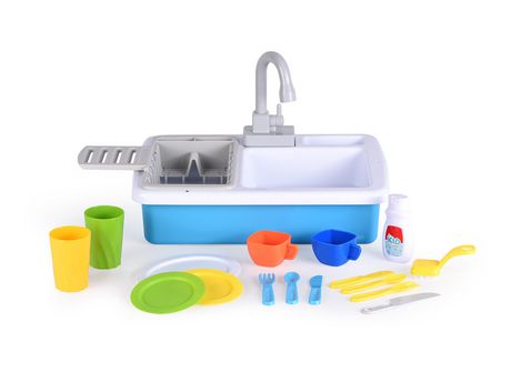 Kid Connection Kitchen Sink Playset Toy 20 Pieces Walmart Ca   6000205492741 