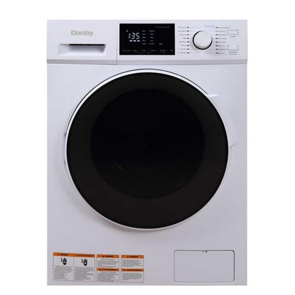 Danby DWM120WDB-3 2.7 Cubic Foot All In One Ventless Washer Dryer Combo - White With Stainless Tub