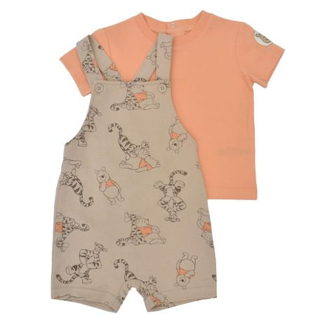 Disney Winnie L'Ourson ensemble de Salopette Tailles: 0/3M - 18/24M