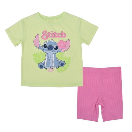 Disney Lilo & Stitch Biker Shorts Set