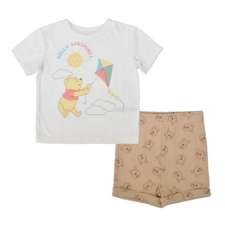 Disney Winnie The Pooh Shorts Set, Sizes: 0/3M - 18/24M
