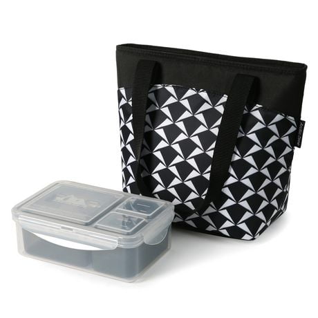 Arctic Zone Ladies Lunch Tote, Lunch Tote 6 pc Bento Set