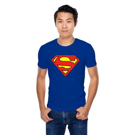 Superman shirt à manches courtes avec logo classique pour hommes Tailles: P-TG