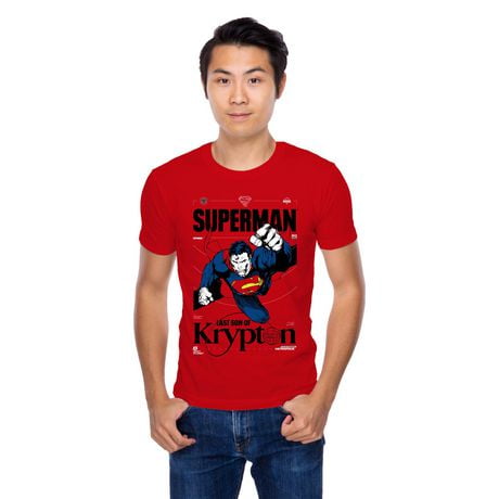 Superman T-shirt à manches courtes pour hommes Son Of Krypton Tailles: P-TG