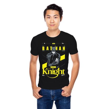 Batman T-shirt à manches courtes Gotham Dark Knight pour hommes Tailles: P-TG