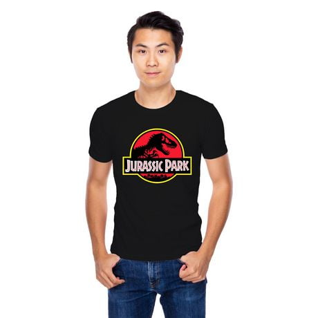 Jurassic Park T-shirt à manches courtes avec logo pour hommes Tailles: P-TG