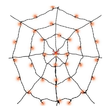 Orange Spider Web Decorative String Light Walmart Canada