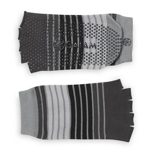 Minmex Non Slip Yoga Socks Grip for Kids,Women,Men,Elderly,5 Pairs Unisex  Pilates Socks