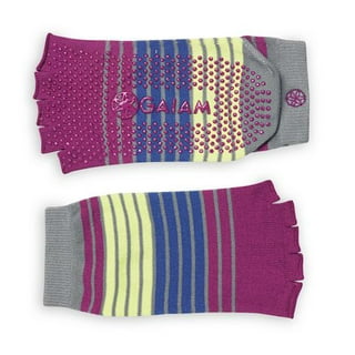 Professional Non Slip Knitted Yoga Socks For Women Striped Mid Tube Design,  Pure Cotton, Silicone, Indoor Knee High Sports Sock For Dance, Pilates, And  Fitness BC567 From Twinsfamily, $1.62