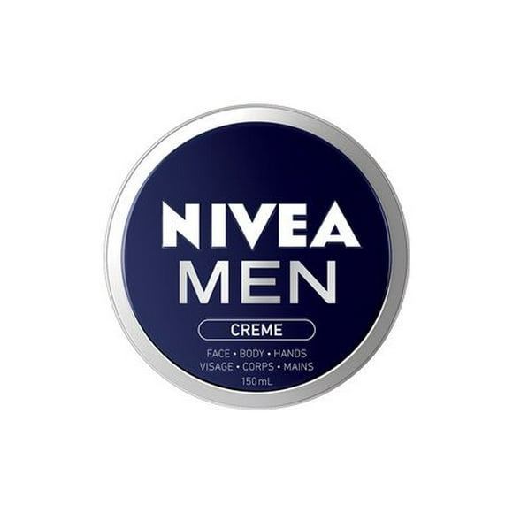 NIVEA Men Crème | Nourishing All Purpose Cream with Vitamin E | Non-sticky, Non-greasy fast absorbing | For Mens Face, Body and Hand Cream| Lightweight Men's Moisturizer | Daily Moisturizer, 150 mL