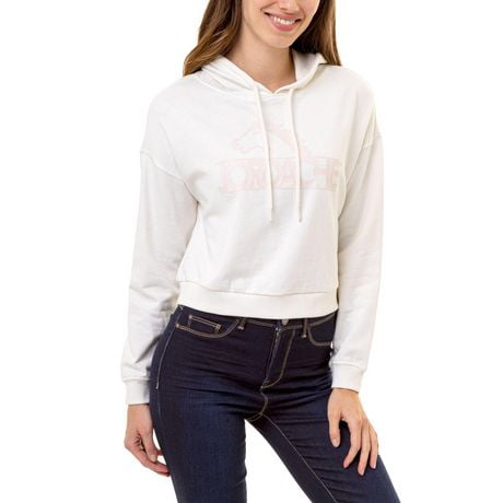 Sweat à capuche court Jordache pour femme