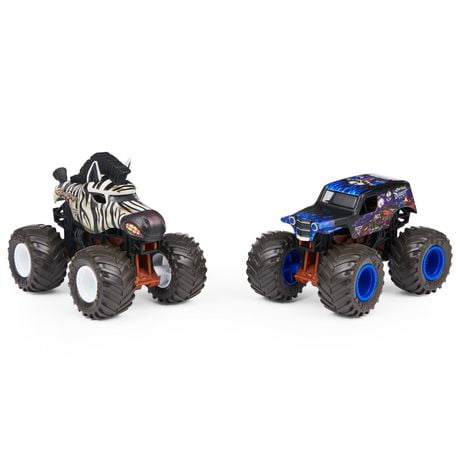 Monster Jam, Official Racing Stripes vs. Son-Uva Digger Color-Changing  Die-Cast Monster Trucks, 1:64 Scale | Walmart Canada