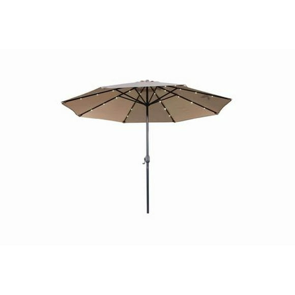 DENIA LED 10ft. Patio Market Umbrella