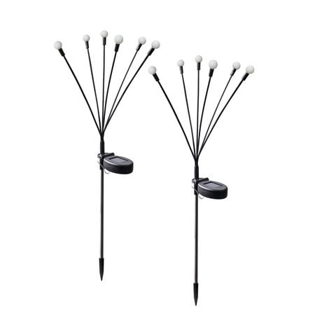 Mainstays Solar Firefly Stake 2PK - Walmart.ca