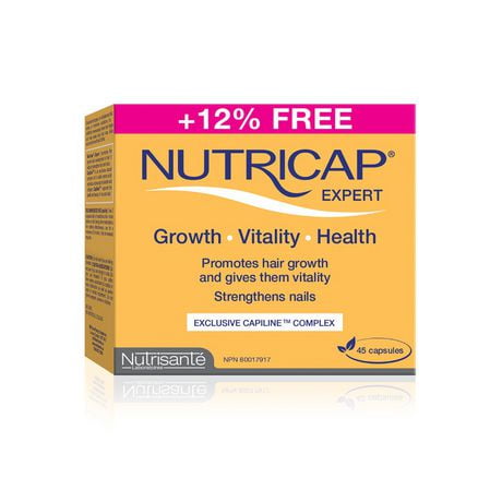 Nutricap Expert pour<br>stimuler la croissance des<br>cheveux et des ongles 40 plus 5 capsules