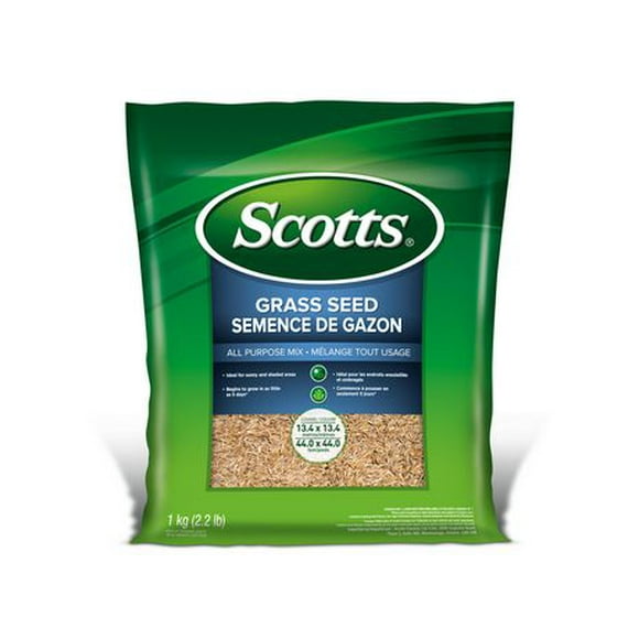 Scotts Grass Seed All Purpose Mix 1kg, Grass Seed All Purpose 1 kg