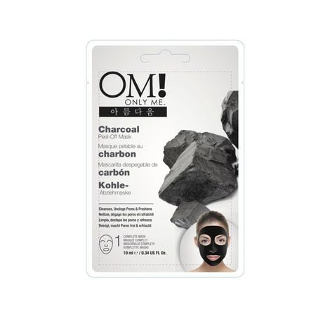 Charcoal Peel-Off Mask, Cleanses, Unclogs Pores