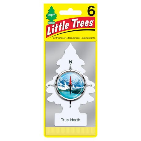 Assainisseur d'air LITTLE TREES True North 6-Pack LT True North, paquet de 6